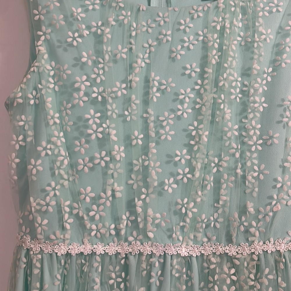 Speechless Girls Mint Green Dress size 14 - Picture 7 of 7